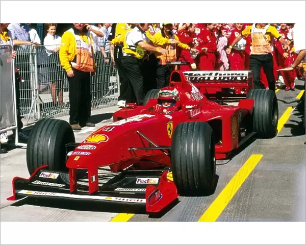 Formula One World Championship: Eddie Irvine wins his first Grand Prix