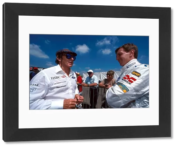 British Formula Three Championship: Stewart team owner Jackie Stewart and Luciano Burti Stewart Racing finished third