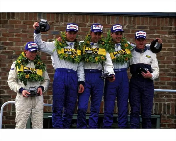 British Formula Ford Championship: Craig Murray, Nicolas Kiesa, Ricardo Van Der Ende and James Courtney