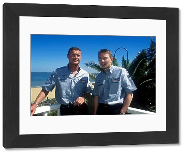 Formula One World Championship: David Coulthard Mclaren MP4-16 and Mika Hakkinen McLaren Mercedes MP4-16