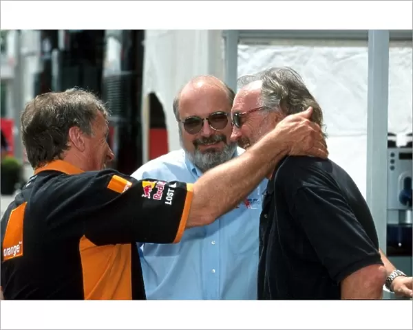 Formula One World Championship: Tom Walkinshaw Arrows boss talks to Cosworth personnel