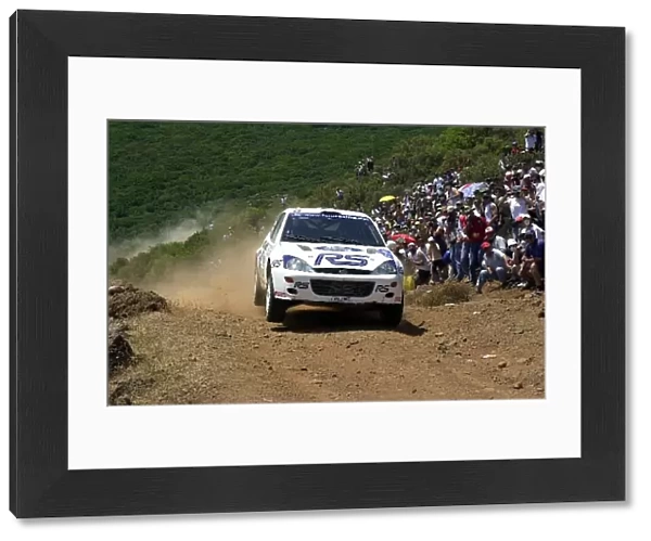 Francois Delecour (FRA) on stage 16 World Rally Championship, Acropolis Rally, 14-17 June 2001