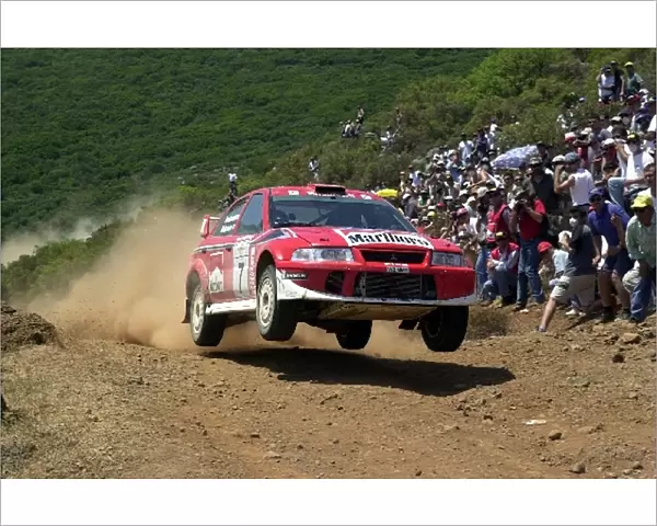 Tommi Makinen (FIN) on stage 16 World Rally Championship, Acropolis Rally, 14-17 June 2001