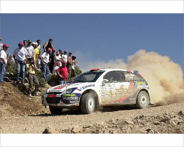 Colin McRae (GBR) on stage 7 World Rally Championship, Acropolis Rally, 14-17 June 2001