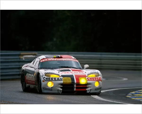 Le Mans 24 Hours: Christophe Bouchut  /  Tiago Monteiro  /  Jean-Philippe Belloc Larbre Competition Chrysler Viper GTS-R