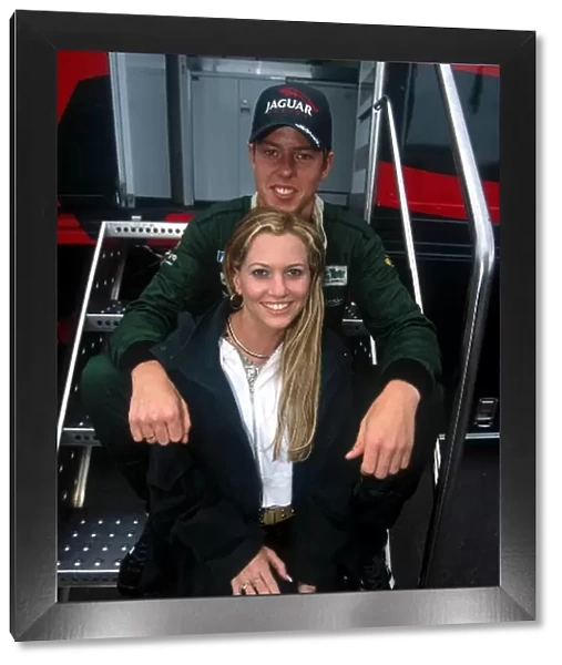 British Formula 3 Championship: James Courtney with his girlfriend