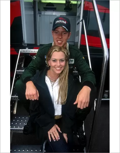 British Formula 3 Championship: James Courtney with his girlfriend