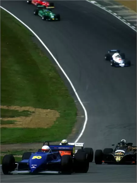 FIA Thoroughbred Grand Prix Championship: Paul Ingram Tyrrell 011 leads the field