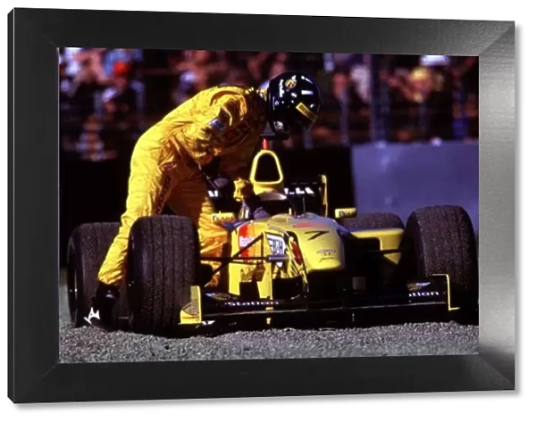 Damon Hill, Jordan Mugan Honda, Retired Australian Grand Prix, Melbourne