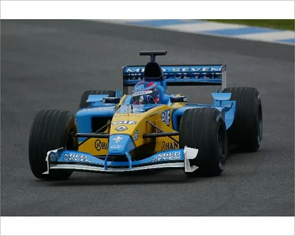 Formula One Testing: Franck Montagny makes his debut in the Renault R202