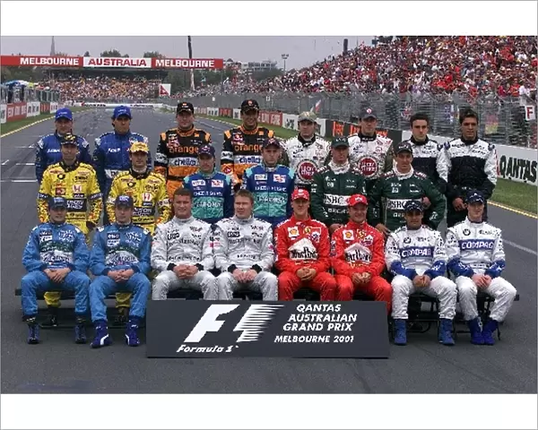 Australian GP: The annual start of season drivers photo