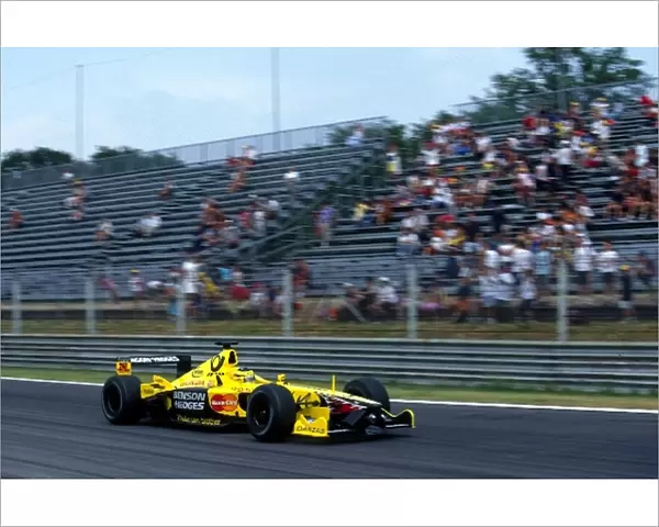 Formula One Testing: Ricardo Zonta Jordan EJ11 tested alongside regular drivers Frentzen and Trulli
