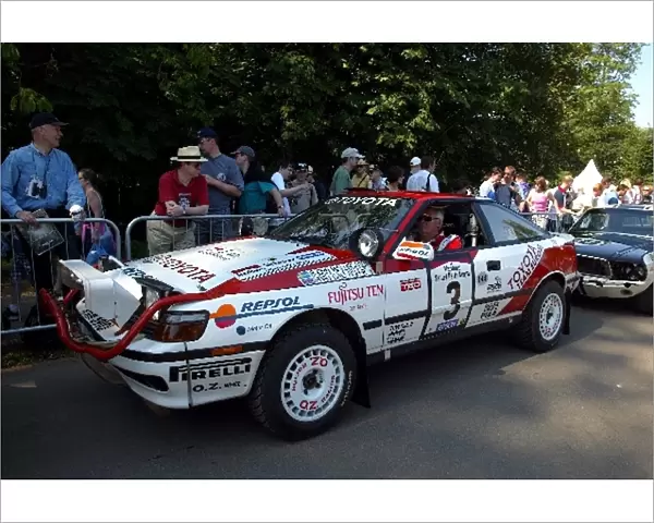 Goodwood Festival of Speed: Ove Andersson in a Toyota Celica