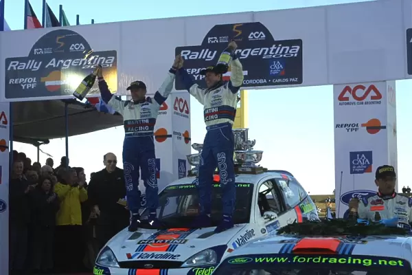 World Rally Championship: Rally winners: R-L: Colin McRae, Nicky Grist Ford Focus WRC