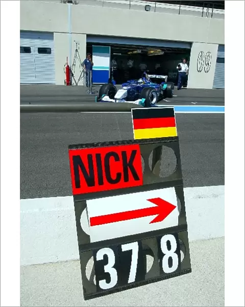 Formula One Testing: Nick Heidfeld Sauber Petronas C21 returned to testing only 3 days after his huge crash in Austria