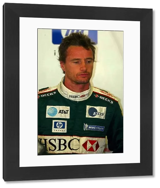Formula One Testing: Eddie Irvine Jaguar