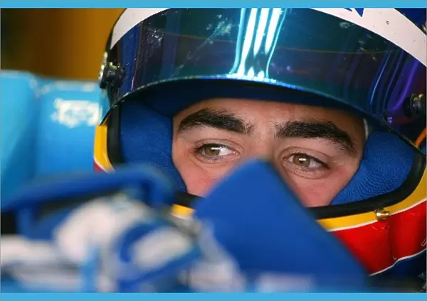 Formula One Testing: Fernando Alonso Renault F1