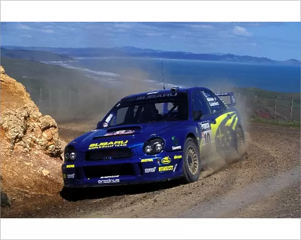 World Rally Championship: Tommi Makinen  /  Kaj Lindstrom Subaru Impreza WRC 2002, 3rd place