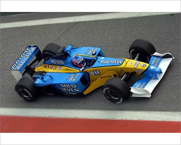 Formula One Testing: Jenson Button Renault F1 R202