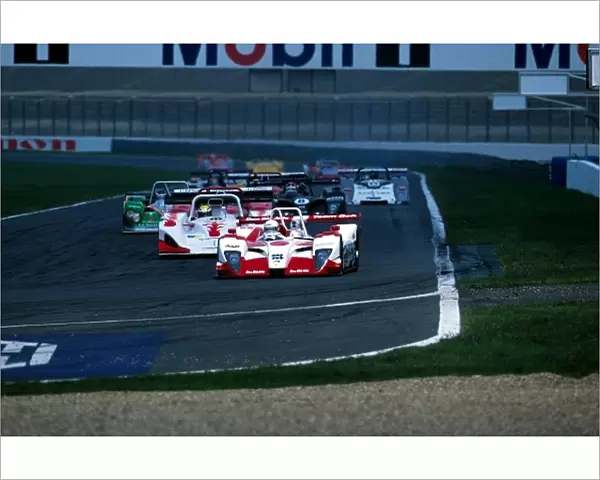FIA Sportscar Championship: John Nielsen leads the field into the hairpin on lap 1