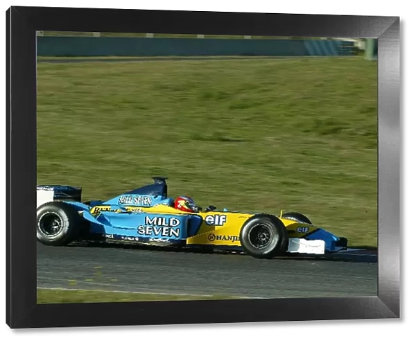 Formula One Testing: Tiago Monteiro Renault R202