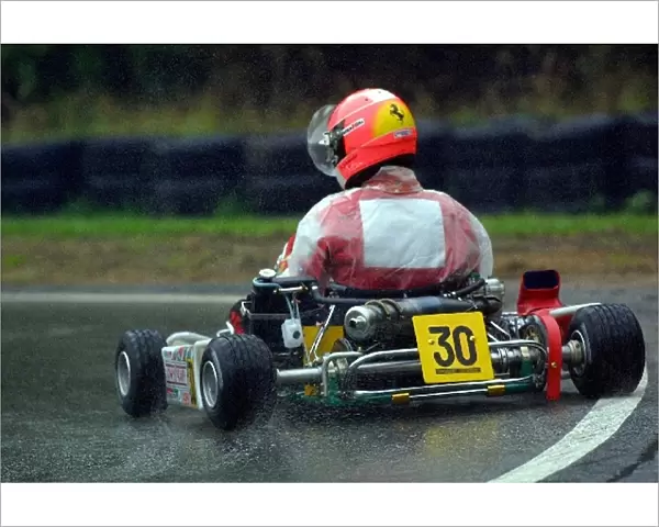 World Karting Championship: Michael Schumacher Tony Kart made a guest appearance and finished second in the second heat