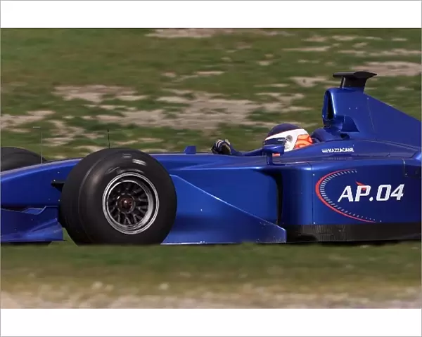 Formula One Testing: Gaston Mazzacane continues to test the Prost AP. 04