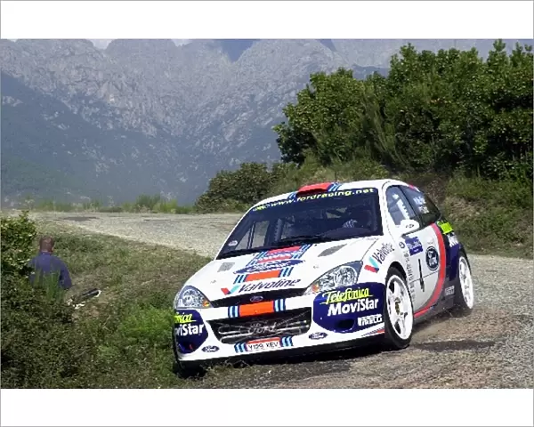 World Rally Championship: Colin McRae Ford Focus during shakedown