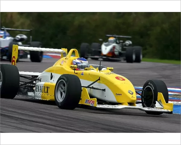 British Formula Three Championship: Race 1 winner, Heikki Kovalainen Fortec Motorsport. British Formula Three Championship, Thruxton, England