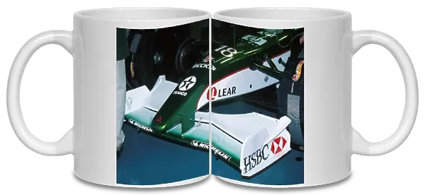 Formula One Testing: The new Jaguar R2: Formula One Testing, Silverstone, 10 January 2000