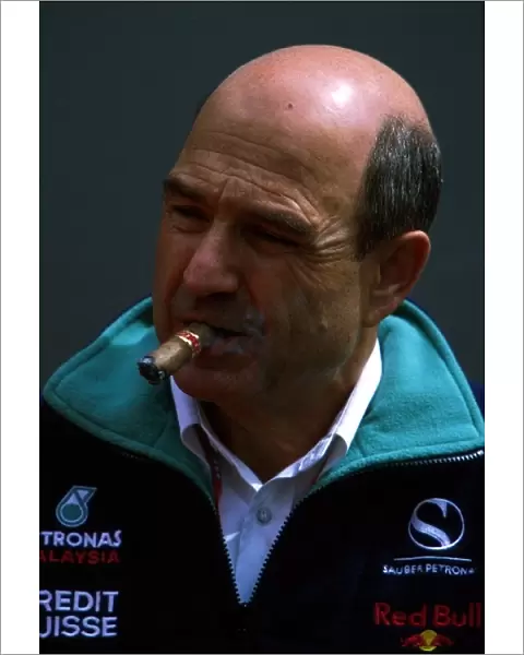 Formula One World Championship: Sauber team boss and founder Peter Sauber