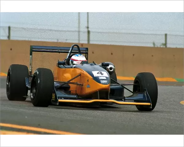 Formula Three Testing: Takuma Sato learns the Interlagos circuit before making his Formula One debut in 2002 with Jordan