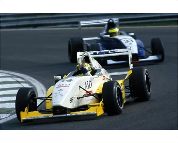 British Formula Renault Championship: Race winner Danny Watts Fortec Motorsport acknowledges the crowd