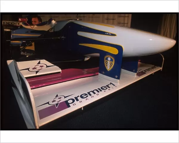 Premier One Launch: Leeds United paraded their Premier1 Car to be used in the forthcoming Premier1 Motorsport Championship