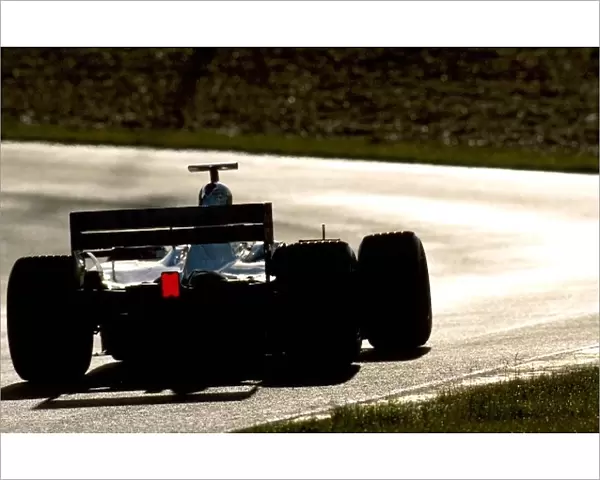 Formula One Testing: A McLaren Mercedes MP4  /  17 in the low Spanish winter sun