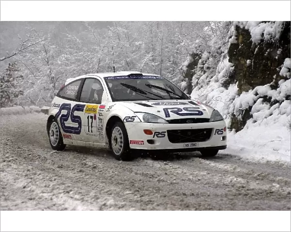 2001 World Rally Championship: Francois Delecour driving the Focus WRC