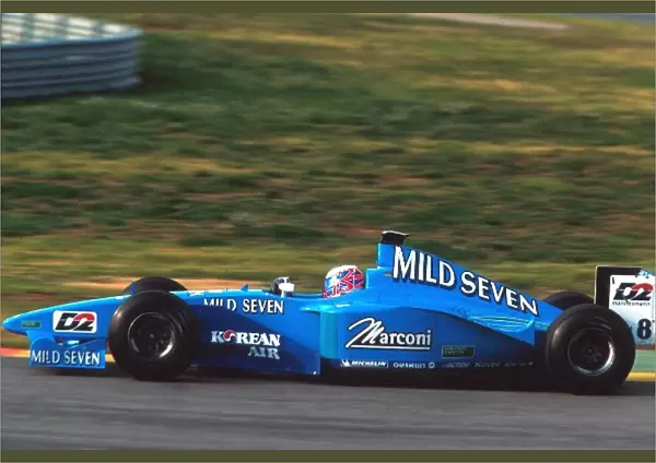 Formula One Testing: Jenson Button continued to test the Benetton