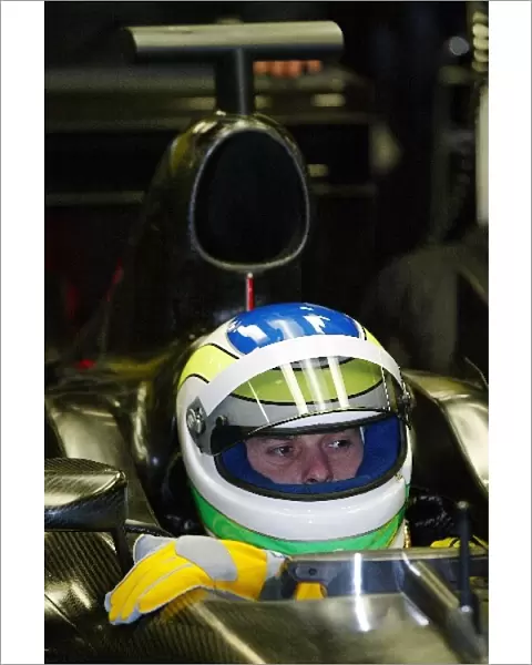 Formula One Testing: Giancarlo Fisichella tests the Jordan Ford EJ13