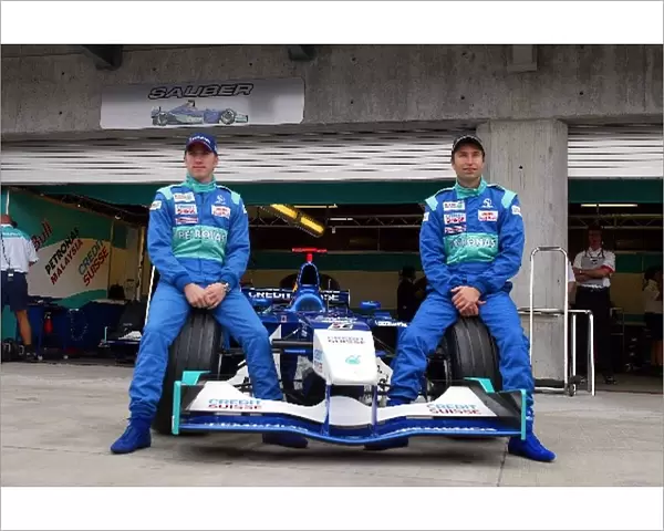Formula One World Championship: New Sauber team mates Nick Heidfeld and Heinz-Harald Frentzen