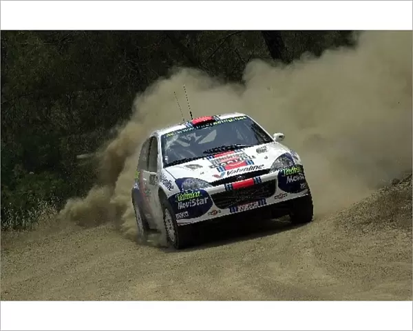 2001 World Rally Championship: Colin McRae on the shakedown stage