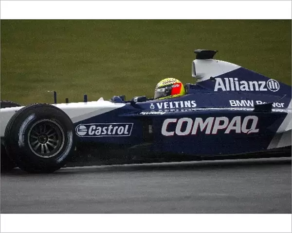 Formula One World Championship: Ralf Schumacher shows the Williams BMW FW24 for the first time in action