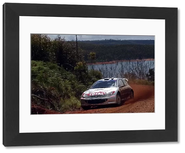 World Rally Championship: Marcus Gronholm  /  Timo Rautiainen Peugeot 206 WRC