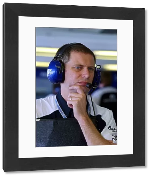 Formula One World Championship: Tony Ross Williams Race Engineer