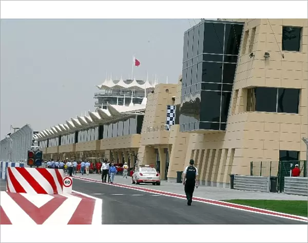 Formula One World Championship: The Bahrain pit lane entrance