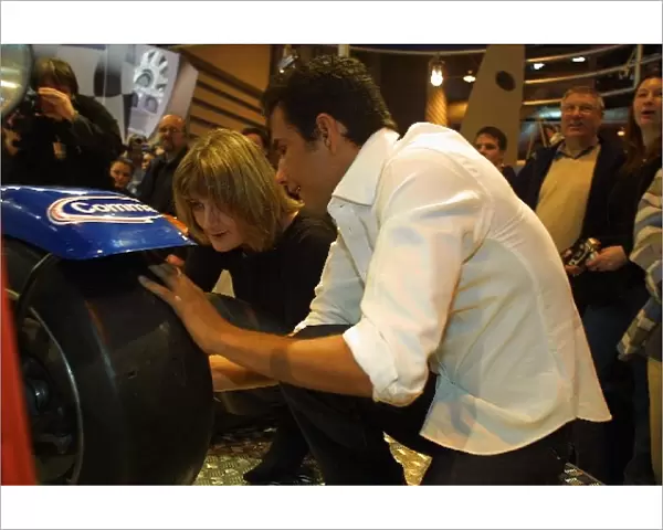 Autosport International Show: Louise Goodman on her wheel change challenge with Enrique Bernoldi Orange Arrows