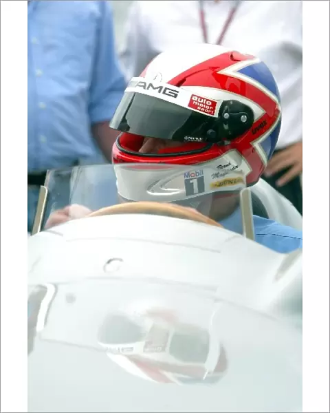 Formula One World Championship: Safety car driver Bernd Maylander drives the Mercedes W196