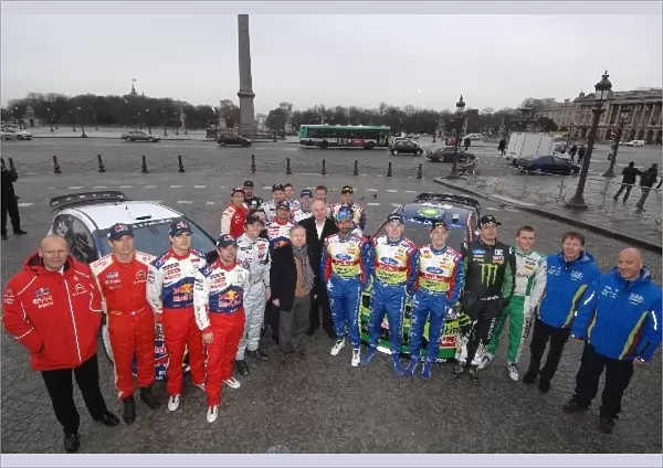FIA World Rally Championship: The WRC drivers with FIA President Jean Todt