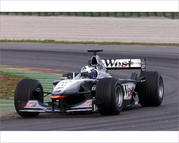 Formula One Launch: David Coulthard puts the new McLaren Mercedes MP4-16 through its paces
