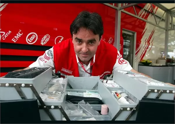 Formula One World Championship: Dr Riccardo Ceccarelli Toyota Team Doctor