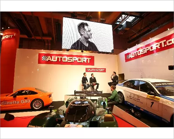 Autosport International Show: Andy Priaulx are interviewed